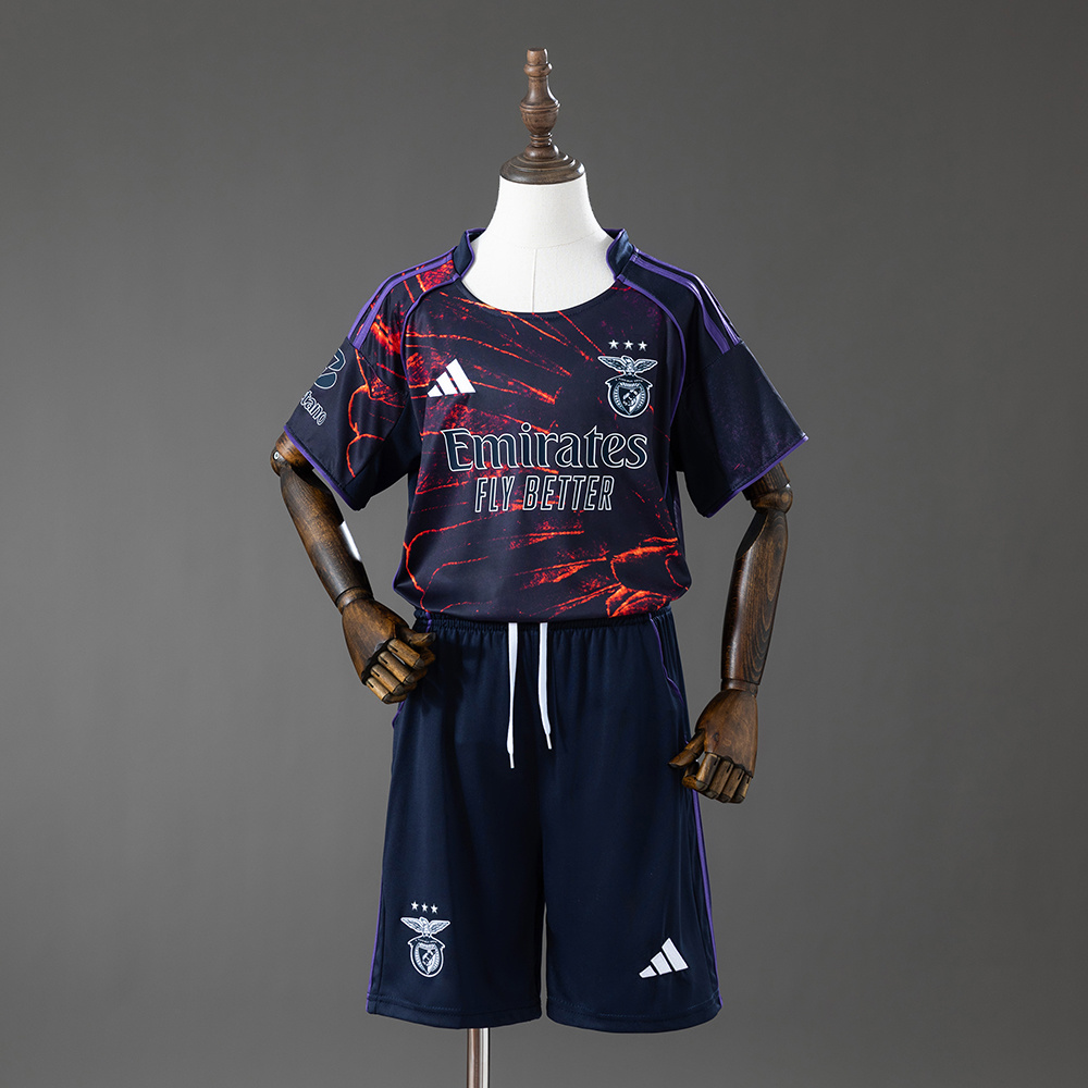SL Benfica Vhils Edição Especial Kids 2025/26 — frente